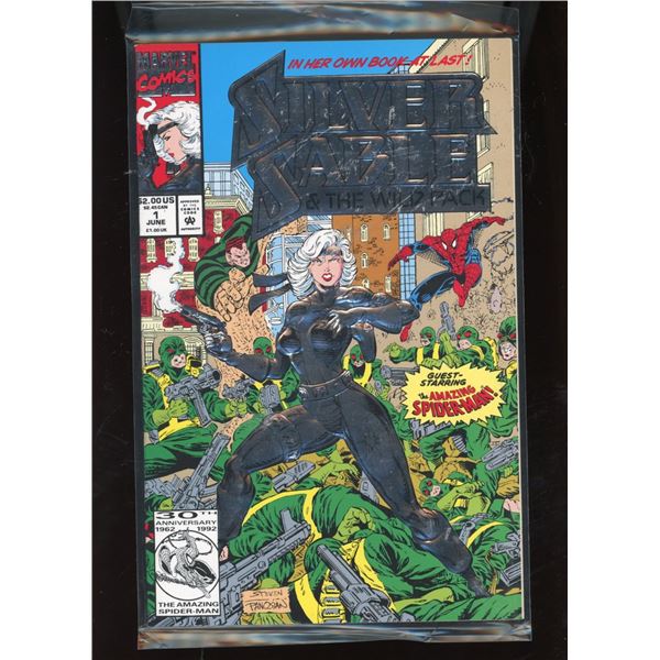 Silver Sable & The Wild Pack #1 (Marvel Comics, June 1992) Embossed Foil Cover
