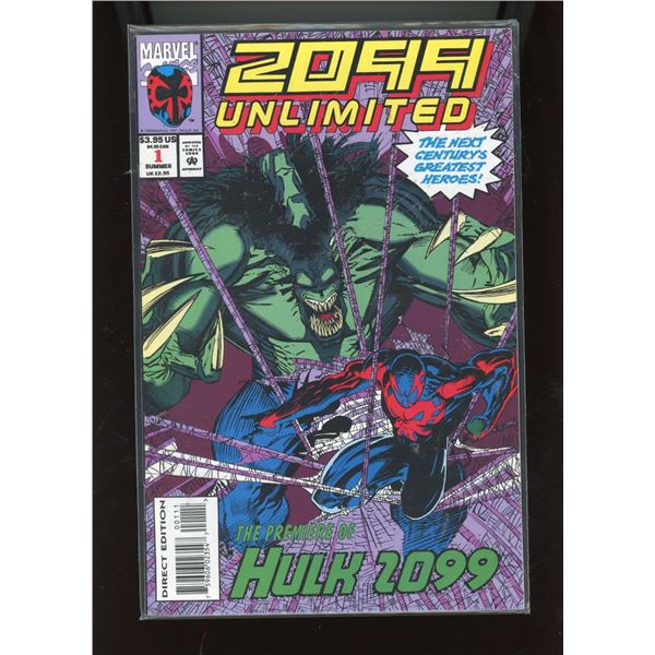 Marvel Comics 2099 Unlimited #1 Premiere of Hulk 2099 (Jul 1993)
