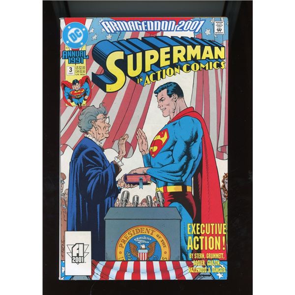 Action Comics Annual #3 (1991) DC Comics Armageddon 2001 Superman