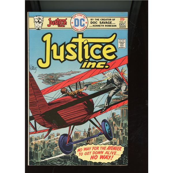 Justice Inc. #4 (Dec 1975, DC Comics) - Kenneth Robeson, Joe Kubert