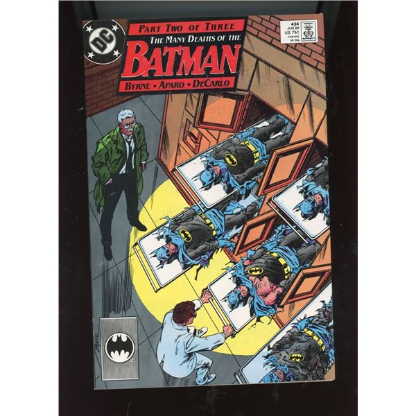 Batman #434 The Many Deaths of THE BATMAN Pt. 2 (DC Comics, 1989)