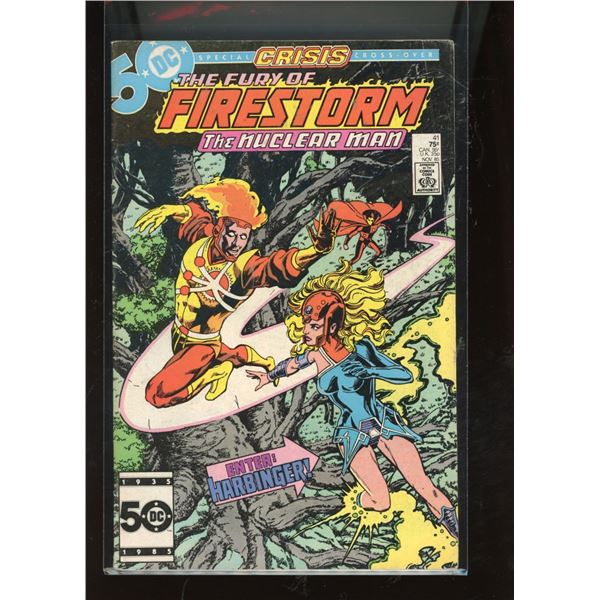 The Fury of Firestorm The Nuclear Man #41 DC Comics 1985 Crisis Crossover