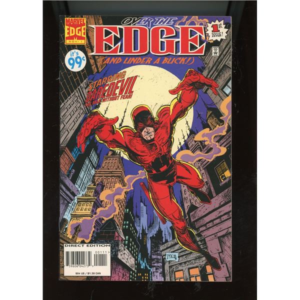 Over the Edge #1 Marvel Edge Comics (Nov 1995) Starring Daredevil 1st Issue