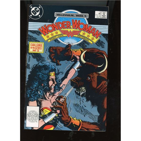 Wonder Woman #13 (Feb 1988, DC) Millennium Week 5, Perez/Wein
