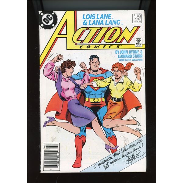 Action Comics #597 (Feb 1988, DC) Superman, Lois Lane, Lana Lang