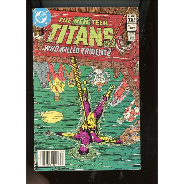DC Comics | The New Teen Titans #33 | Who Killed Trident? | 1983