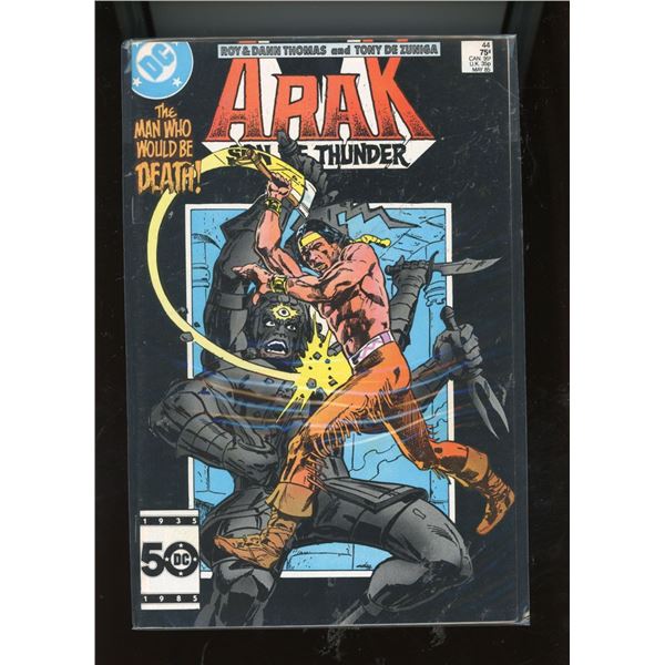 Arak Son of Thunder #44 (DC Comics, May 1985) The Man Who Would Be Death!