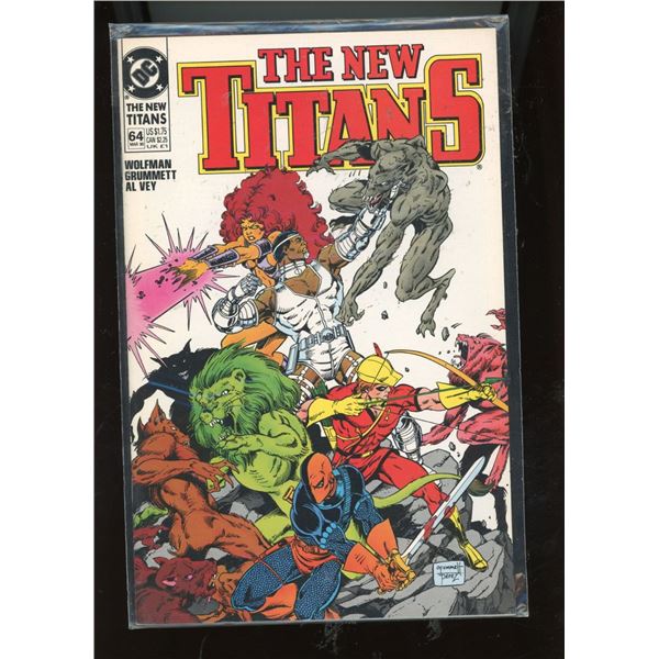 Tango & Cash VHS (Sealed) & The New Titans #64 Comic Book Lot