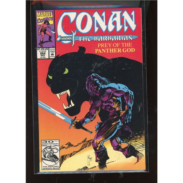 Marvel Comics Conan the Barbarian #262 (Nov 1992) Prey of the Panther God