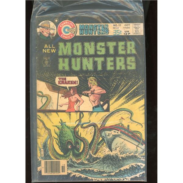 Monster Hunters #10 The Kraken! Charlton Comics Oct. 1977