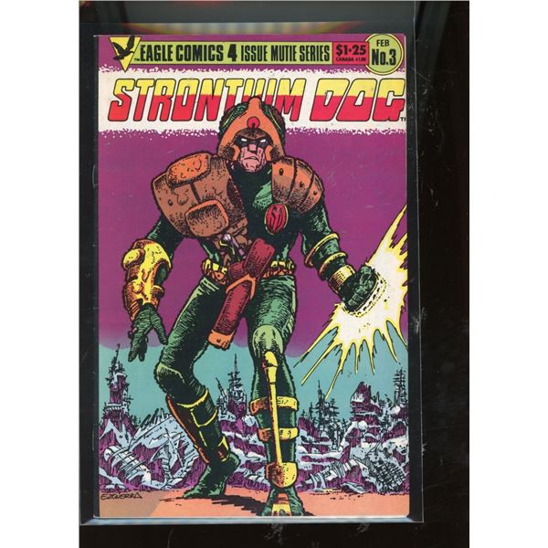 Strontium Dog #3 (Eagle Comics, 1986) 4 Issue Mutie Series, Ezquerra Art