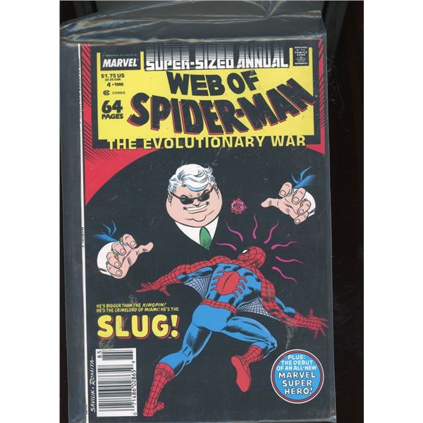 Marvel Web of Spider-Man Annual #4 The Evolutionary War (1988)