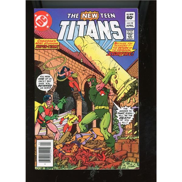 DC Comics The New Teen Titans #18 (April 1982)