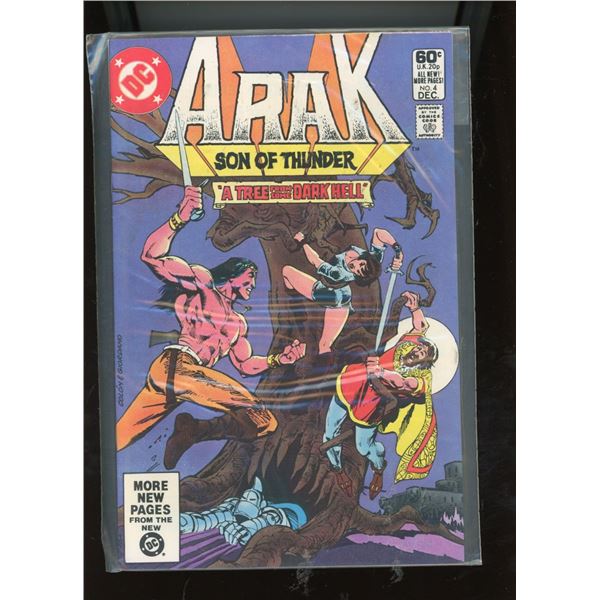 Arak Son of Thunder #4 (Dec 1981, DC Comics) - "A Tree of Dark Hell"
