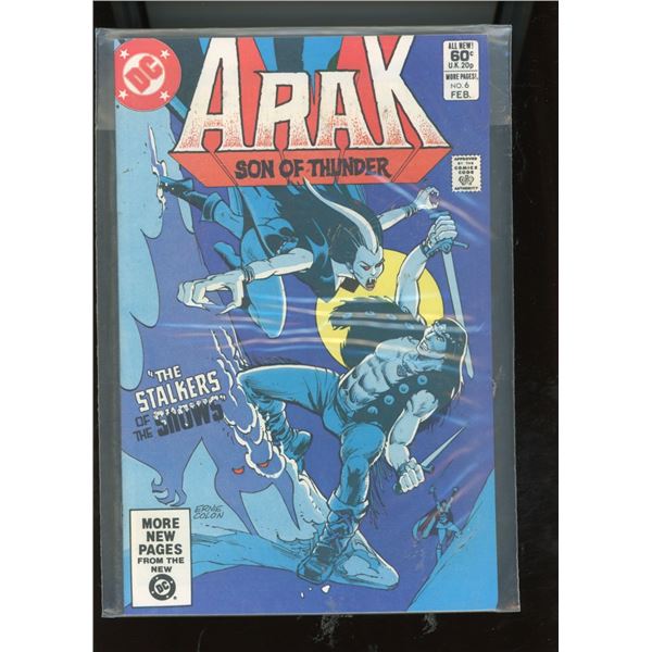 Arak Son Of Thunder #6 - Feb 1982 - DC Comics