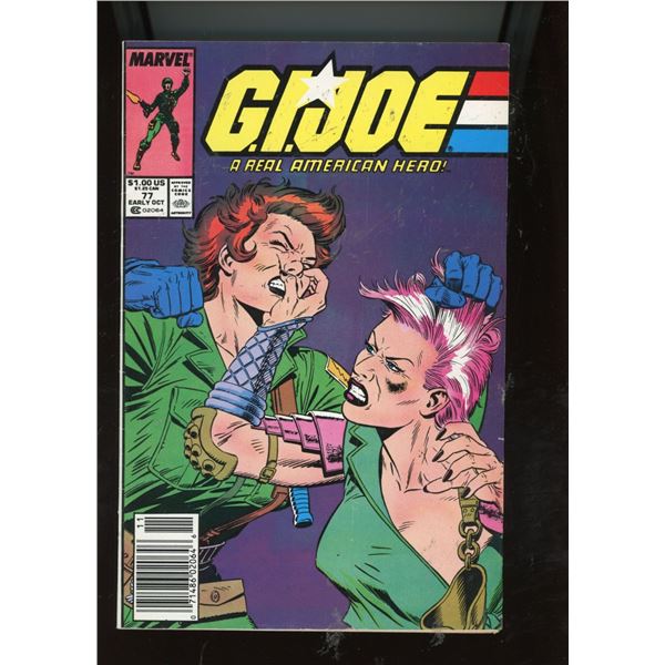 Marvel G.I. Joe A Real American Hero! #77 Comic Book (Early Oct 1988)