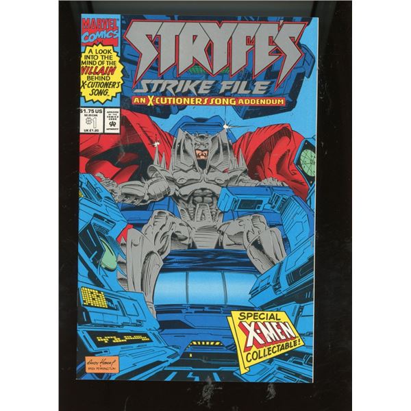 Stryfe's Strike File #1 Marvel Comics 1993 An X-Cutioner's Song Addendum