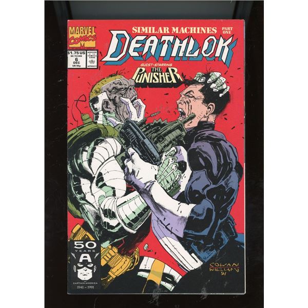 Deathlok #6 Marvel Comics (Dec 1991) Guest Starring The Punisher