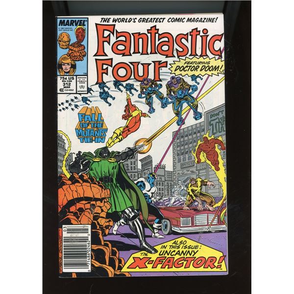 Marvel Fantastic Four #312 (Mar 1988) Doctor Doom, X-Factor Tie-In