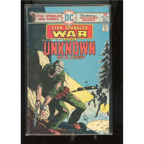 Star Spangled War Stories #192 DC Comics Unknown Soldier (Oct 1975)