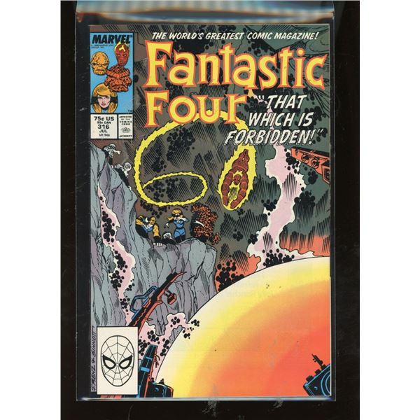 Fantastic Four #316 (Marvel Comics, 1988) - "That Which Is Forbidden!"