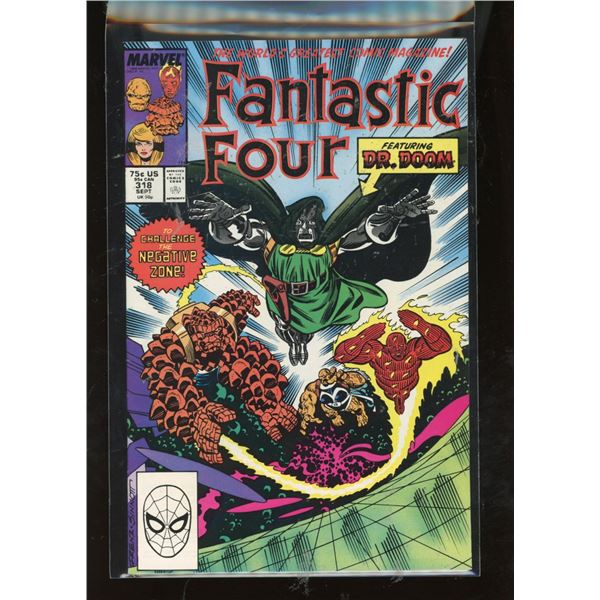 Marvel Comics Fantastic Four #318 Sept Featuring Dr. Doom