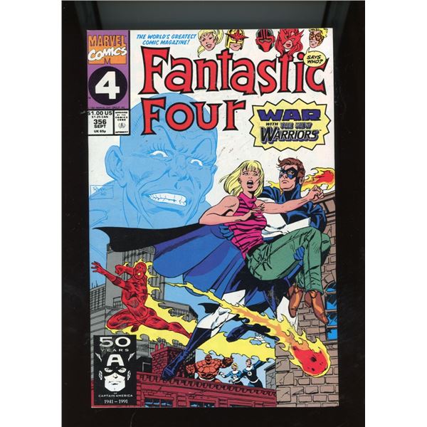 Fantastic Four #356 (Marvel Comics, 1991) War With The New Warriors