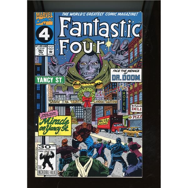 Fantastic Four #358 (Feb 1992) Marvel Comics - Miracle on Yancy St.