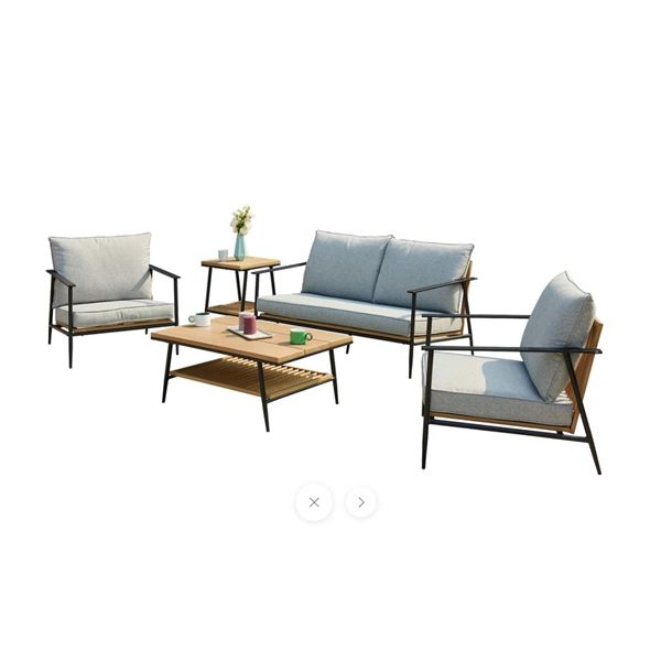 *NEW IN BOX* 101 STORIES COLLECTION 5 PC SERENNA OUTDOOR SOFA SET *READY-TO-ASSEMBLE*
