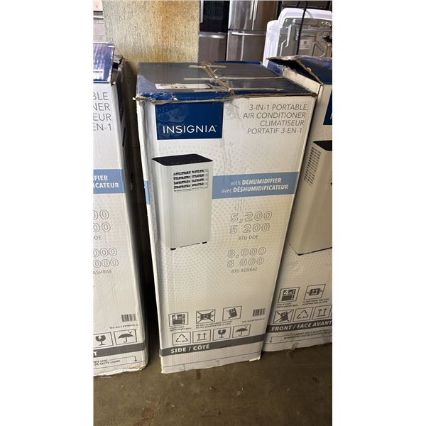 INSIGNIA 5,200 BTU 3-IN-1 PORTABLE AIR CONDITIONER WITH DEHUMIDIFIER