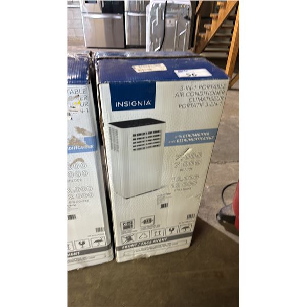 INSIGNIA 7,000 BTU 3-IN-1 PORTABLE AIR CONDITIONER WITH DEHUMIDIFIER *IN BOX*