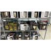 Image 1 : SHELF OF SOLAR POST ACCENT LIGHTS & SOLAR ACCENT LANTERNS *WORKING CONDITION UNKNOWN/MAY BE MISSING