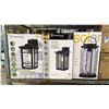 Image 2 : SHELF OF OUTDOOR LED WALL LANTERNS & ASSTD. SOLAR LED LIGHTS *WORKING CONDITION UNKNOWN/MAY BE