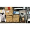 Image 3 : SHELF OF OUTDOOR LED WALL LANTERNS & ASSTD. SOLAR LED LIGHTS *WORKING CONDITION UNKNOWN/MAY BE