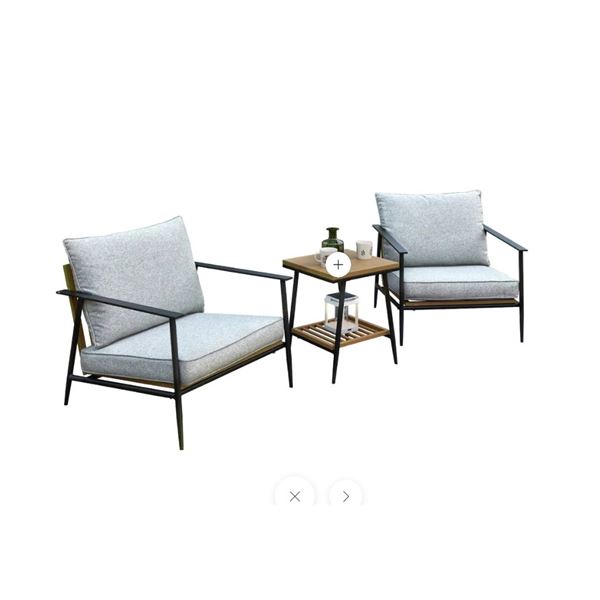 *NEW IN BOX* 101 STORIES COLLECTION 3 PC VEYLIN OUTDOOR SET *READY-TO-ASSEMBLE*