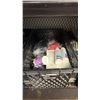 Image 3 : SHELF OF ASSORTED ITEMS INCLUDING; RIDGID ELECTRIC WINCH, AUTOMOTIVE PARTS, WEATHERPROOF MODULAR