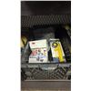 Image 5 : SHELF OF ASSORTED ITEMS INCLUDING; RIDGID ELECTRIC WINCH, AUTOMOTIVE PARTS, WEATHERPROOF MODULAR