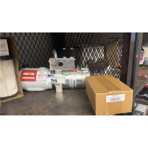 ARCTIC SNOWPLOWS HYDRAULIC POWER UNIT & STRAIGHT BLADE HANDHELD CONTROLLER