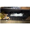 Image 3 : SHELF OF ASSORTED ITEMS INCLUDING; WORK GLOVES, AUTOMOTIVE PARTS, HIGH ADHESIVE HEAT SHRINK TUBING