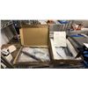 Image 1 : BOX OF 18" HEAVY DUTY SHELF BRACKETS & LEDMO LED LIGHTING FIXTURE