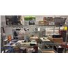 Image 1 : SHELF OF ASSORTED ITEMS INCLUDING; ELECTRIC THERMOSTAT, CAR AUDIO AMPLIFIER, REAR WINDOW WIPER &