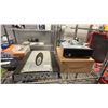 Image 3 : SHELF OF ASSORTED ITEMS INCLUDING; ELECTRIC THERMOSTAT, CAR AUDIO AMPLIFIER, REAR WINDOW WIPER &