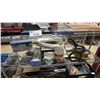 Image 1 : SHELF OF ASSORTED ITEMS INCLUDING; HEAVY DUTY MAG WHEEL IMPACT SOCKET SET, TRAILER COUPLER,