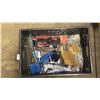 Image 3 : SHELF OF ASSORTED ITEMS INCLUDING; UTILITY TARP GROUND SHEET, HIGH POWER DIGITAL WIRING HARNESS,