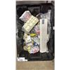 Image 2 : SHELF OF ASSORTED ITEMS INCLUDING; SAFETY WORK GLOVES, SPRING ASSORTMENT KIT, ELECTRICAL COMPONENTS