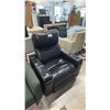 Image 3 : BLACK LEATHER POWER RECLINER WITH USB PORTS ( MISSING PARTIAL CORD)
