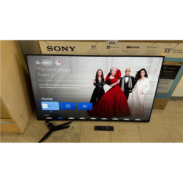 SONY BRAVIA 3 55" 4K ULTRA HD SMART LED TV WITH REMOTE & BOX *STAND MAY NOT MATCH*