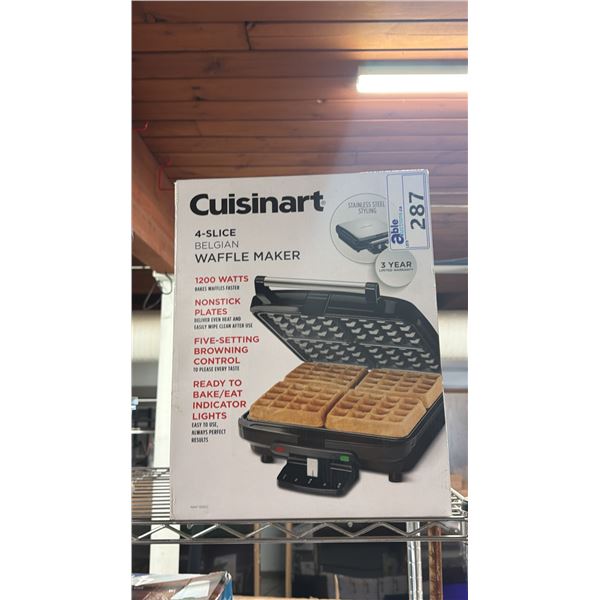 CUISINART 4-SLICE BELGIAN WAFFLE MAKER