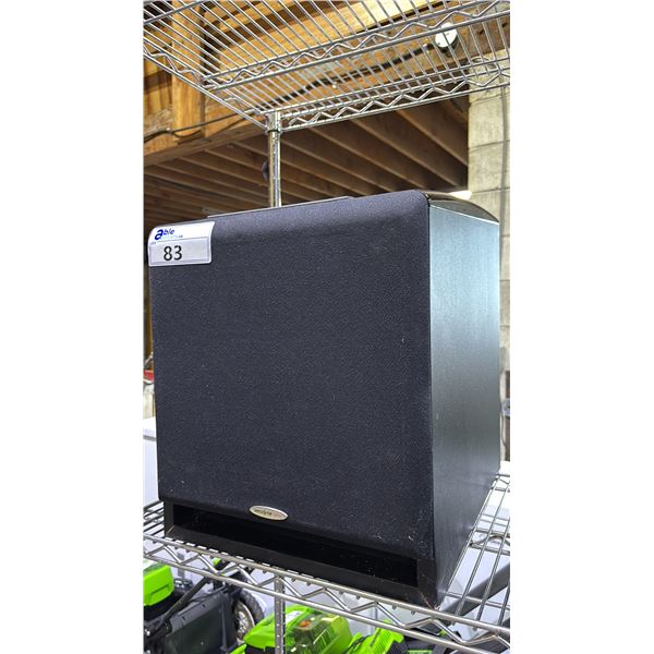 VELODYNE DPS-12 POWERED SUBWOOFER ( NO CABLE OR CORD)