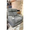 Image 1 : *TESTED WORKING* SEALY FABRIC ELECTRIC RECLINER WITH REMOTE (MISSING PARTIAL POWER CORD)